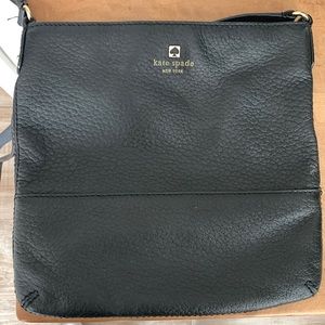 Kate spade cross body bag. Black small/medium sized.